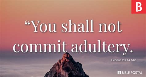 do not commit adultery bible verse